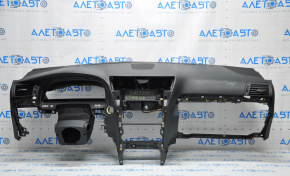 Torpedo front panel without AIRBAG Lexus LS460 LS600h 07-12 black, for re-upholstery