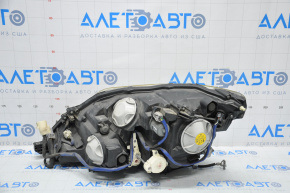 Front right headlight complete Lexus LS460 07-09 for headlight washer, broken fasteners, for polishing