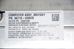 COMMUNICATION MAYDAY CONTROL MODULE Lexus LS460 07-09 rwd