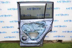 Door bare rear right Toyota Highlander 08-13 blue 8S7, with regular overlay, bumpers