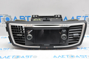 Monitor, display, navigation lower Honda Accord 13-17 adjustment left and right, scratch