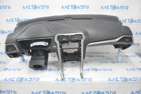 Torpedo front panel without AIRBAG Ford Fusion mk5 13-16 under the start button, black