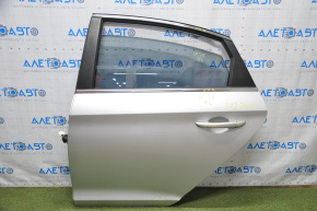 Door assembly rear left Hyundai Sonata 15-19 silver Y8 dent