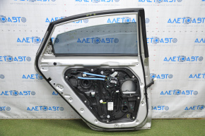 Door assembly rear left Hyundai Sonata 15-19 silver Y8 dent