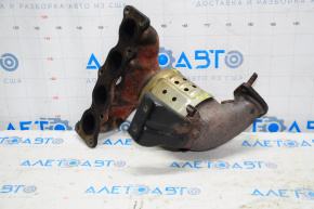Exhaust manifold with catalytic converter Hyundai Sonata 15-19 2.4 without one stud