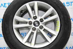 Wheel disk R16 Hyundai Sonata 15-17 light curb