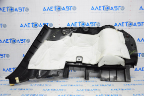 Left arch trim Jeep Compass 11-16 black, rubbed