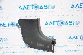 Front pillar trim lower right Jeep Compass 11-16 black, rubbed