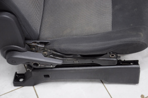 Passenger seat Jeep Compass 11-14 without airbag, mechanical, heating, cloth black, no overlay