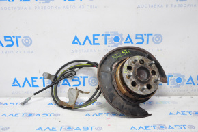 Rear right hub Lexus ES300h ES350 13-18 with rusty casing and handbrake cable
