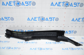 Rear pillar trim lower left Lexus LS460 LS600h 07-17 black scratches, broken fasteners, worn