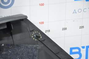 Rear pillar trim lower left Lexus LS460 LS600h 07-17 black scratches, broken fasteners, worn