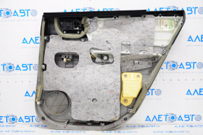 Door trim card rear left Toyota Highlander 08-10 gray leather, JBL