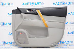 Door trim card front right Toyota Highlander 08-13 gray leather, JBL