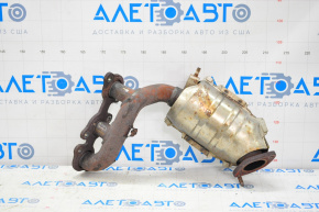 Exhaust manifold rear with catalytic converter Toyota Highlander 08-10 hybrid