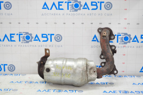 Front exhaust manifold with catalytic converter Toyota Highlander 08-10 hybrid