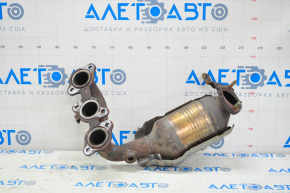 Front exhaust manifold with catalytic converter Toyota Highlander 08-10 hybrid