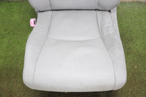 Driver's seat Toyota Highlander 08-10 with airbag, gray leather, leather peeled