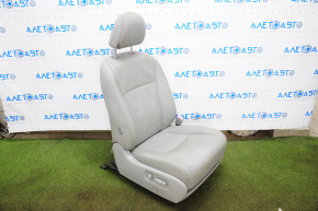 Passenger seat Toyota Highlander 08-10 with airbag, leather gray