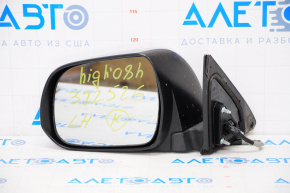 Left side mirror complete Toyota Highlander 08-13 7 pins, heated, blue