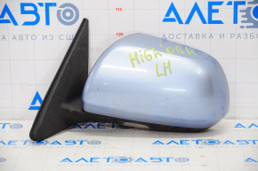 Left side mirror complete Toyota Highlander 08-13 7 pins, heated, blue