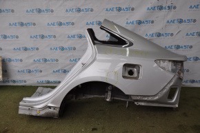 Quarter wing rear left Hyundai Sonata 15-19 silver, dent
