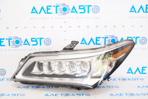 Headlight front left bare Acura MDX 14-16 prerest, LED