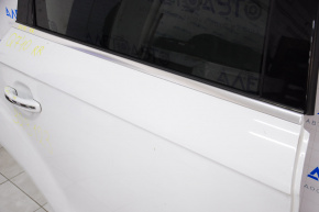 Molding door-glass central rear right Audi Q7 4L 10-15 chrome