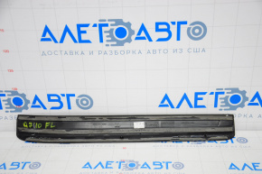 Door sill trim front left outer Audi Q7 4L 10-15 black