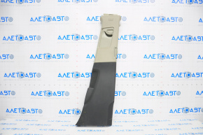 Center pillar trim belt right Audi Q7 4L 10-15 black with gray