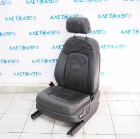 Driver's seat Audi Q7 4L 10-15 with airbag, electric, heated, leather black
