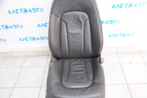 Passenger seat Audi Q7 4L 10-15 with airbag, electric, heated, leather black