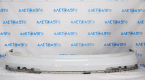 Rear bumper bare upper part Audi Q7 4L 10-15 white, with absorber