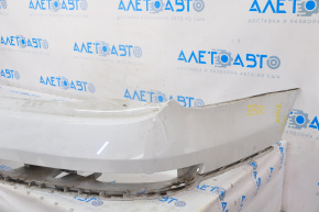 Rear bumper bare upper part Audi Q7 4L 10-15 white, with absorber