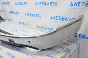 Rear bumper bare lower part Audi Q7 4L 10-15 white