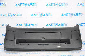 Lower tailgate trim Audi Q7 4L 10-15 with curtain, black, scratches, broken fastener