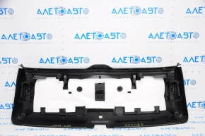 Lower tailgate trim Audi Q7 4L 10-15 with curtain, black, scratches, broken fastener