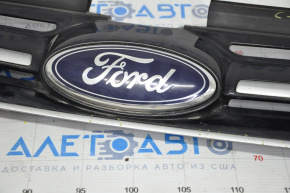 Radiator grill grill Ford C-max MK2 13-18 with emblem, chrome peeling, break
