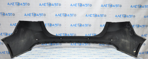 Rear bumper bare Ford Fusion mk5 13-18 for parking sensors black, pokes, broken fastening