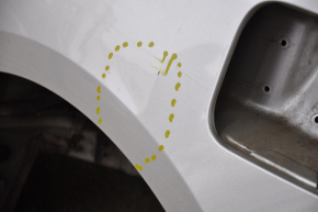 Quarter wing rear left Hyundai Sonata 15-19 silver, dent