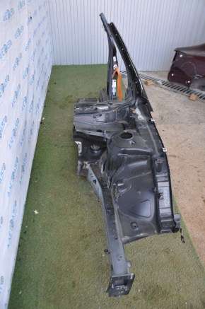 Quarter front left Hyundai Sonata 15-19 black with central pillar
