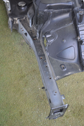Quarter front left Hyundai Sonata 15-19 black with central pillar