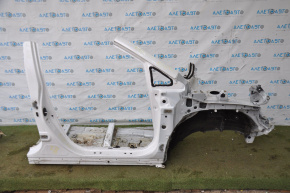 Front right quarter Lexus RX350 RX450h 10-15 white with central pillar, curved side member