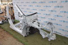 Front right quarter Lexus RX350 RX450h 10-15 white with central pillar, curved side member