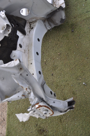 Front right quarter Lexus RX350 RX450h 10-15 white with central pillar, curved side member