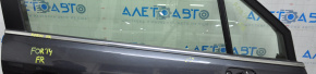 Molding door-glass central front right Subaru Forester 14-18 SJ chrome