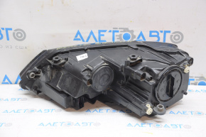 Headlight front right VW Jetta 11-16 bare USA halogen for polishing