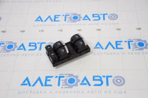 Front left window lift control Audi Q7 4L 10-15 black with chrome, 4 auto