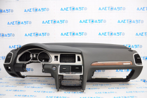 Torpedo front panel without AIRBAG Audi Q7 4L 10-15 black