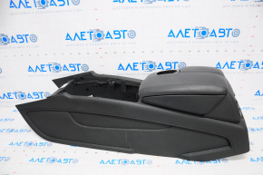 Central console armrest and cup holders Audi Q7 4L 10-14 black